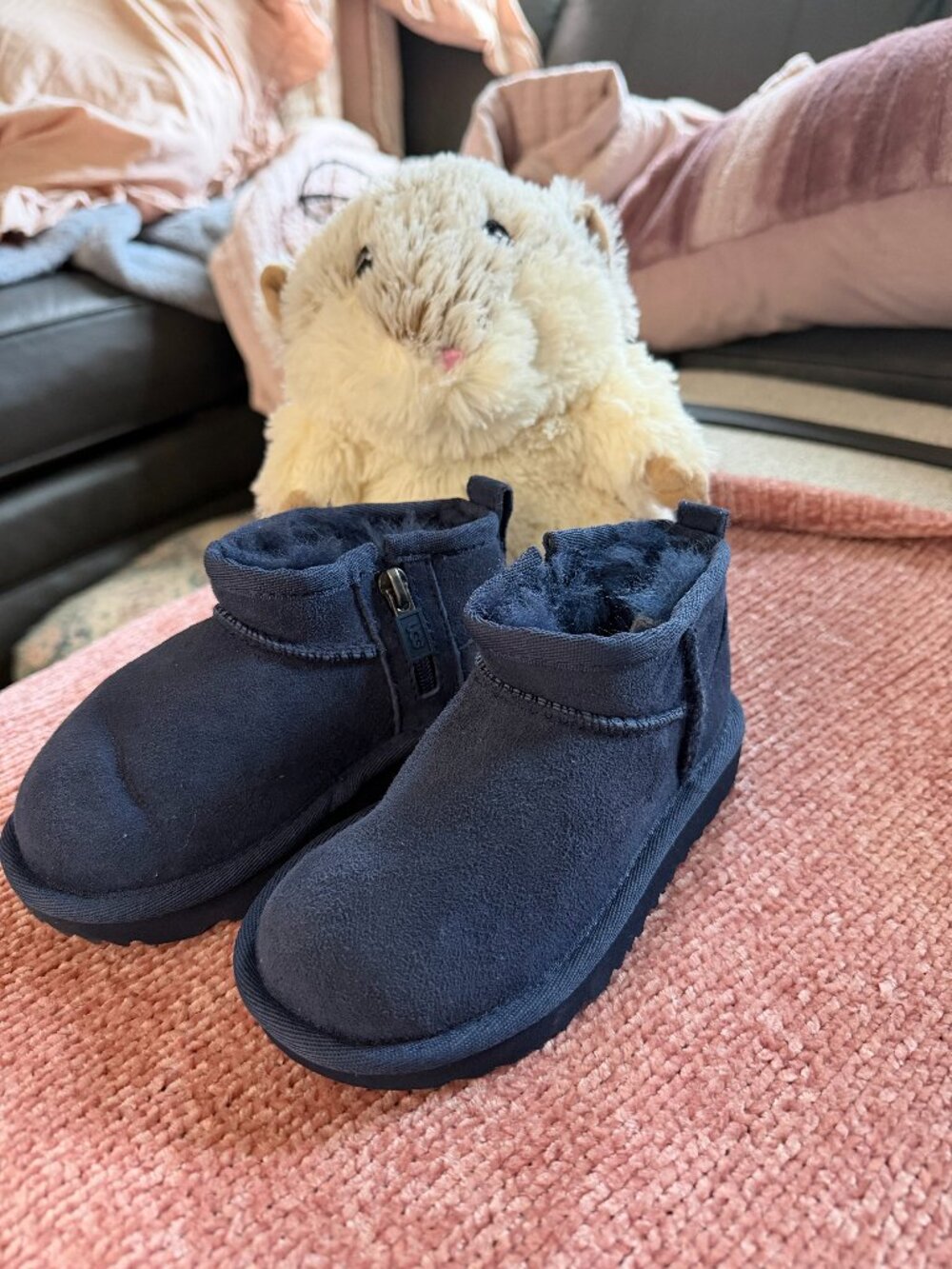 Ugg Navy Blue Toddlers' Classic Ultra Mini NEW Size 9